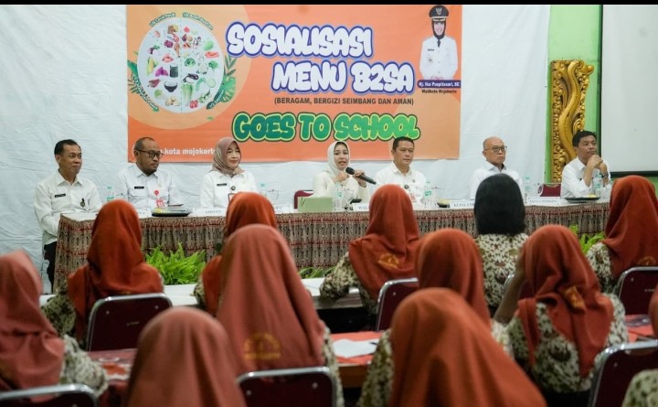 Pemkot Mojokerto Gencarkan Edukasi Pola Makan Sehat Lewat B2SA di Sekolah