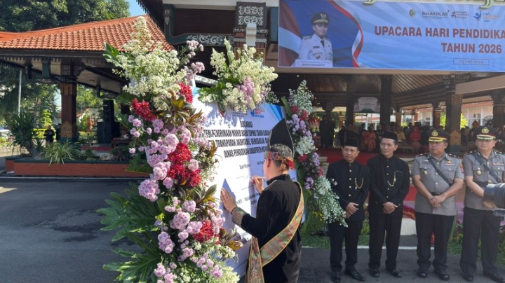 Hardiknas 2026, Gus Bupati Sampaikan Pesan Mendikdasmen RI